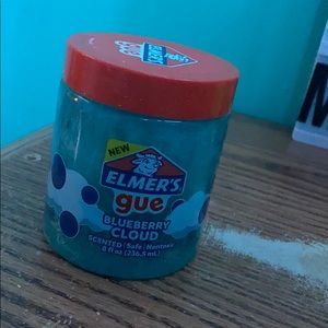 blue elmers cloud slime, played with it once.